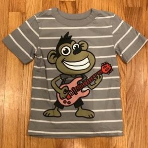 Boys stripes graphic short sleeve t-shirt 5T